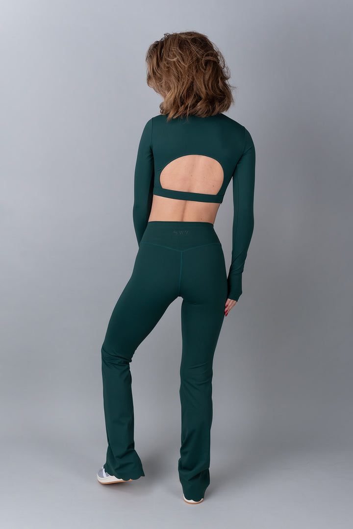 Pureline Scallop Flared Tajice