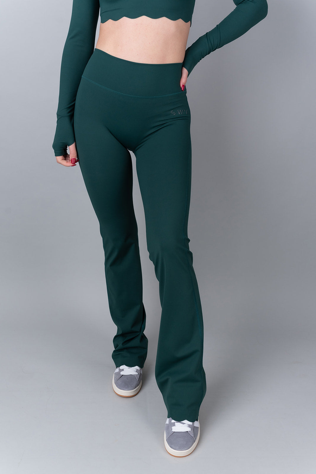 Pureline Scallop Flared Tajice