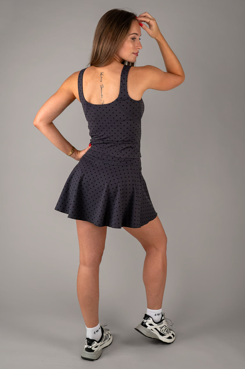 Flock Dot Long Top