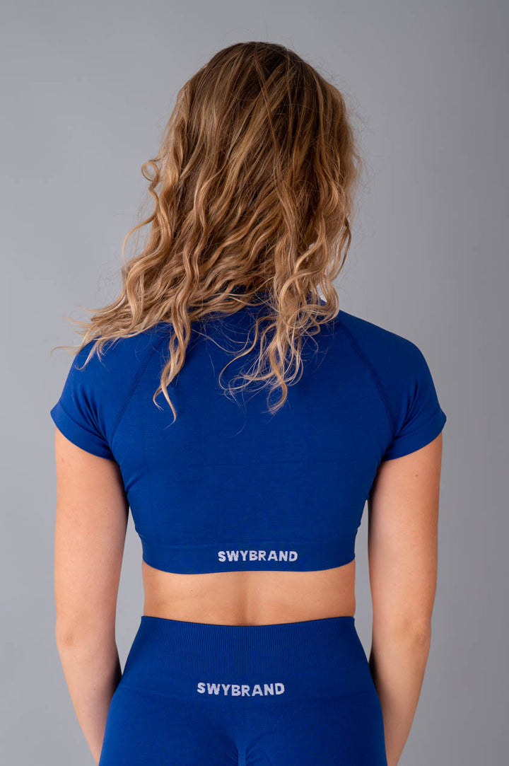 Elevate crop top maniche corte