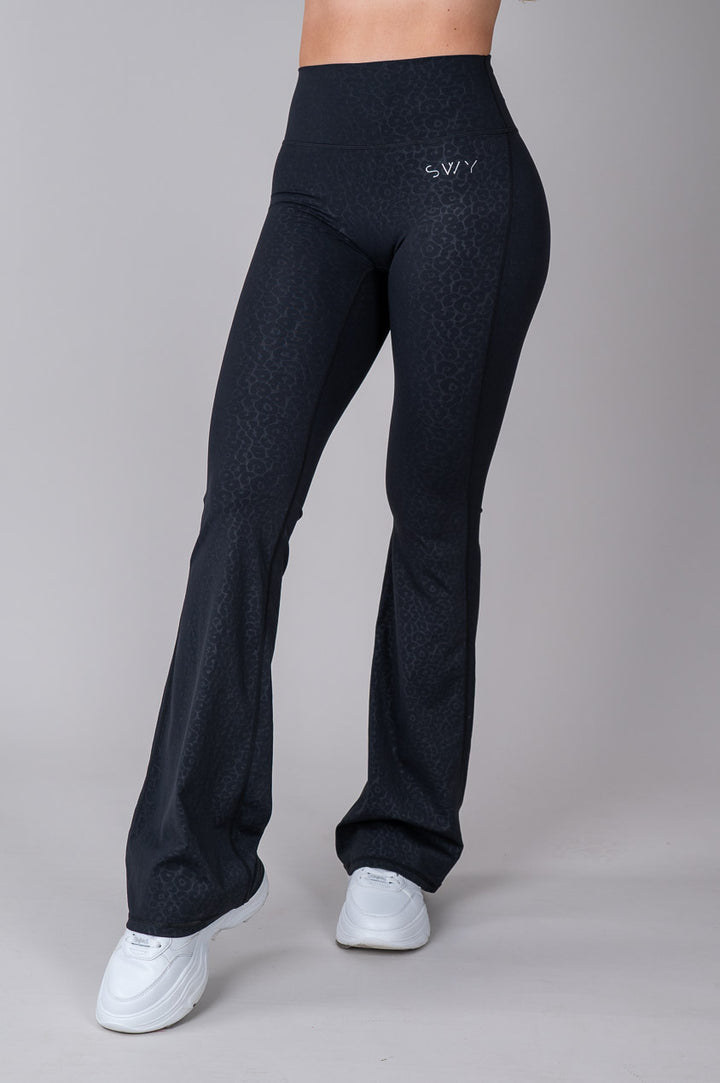 Leopard Flared Leggings