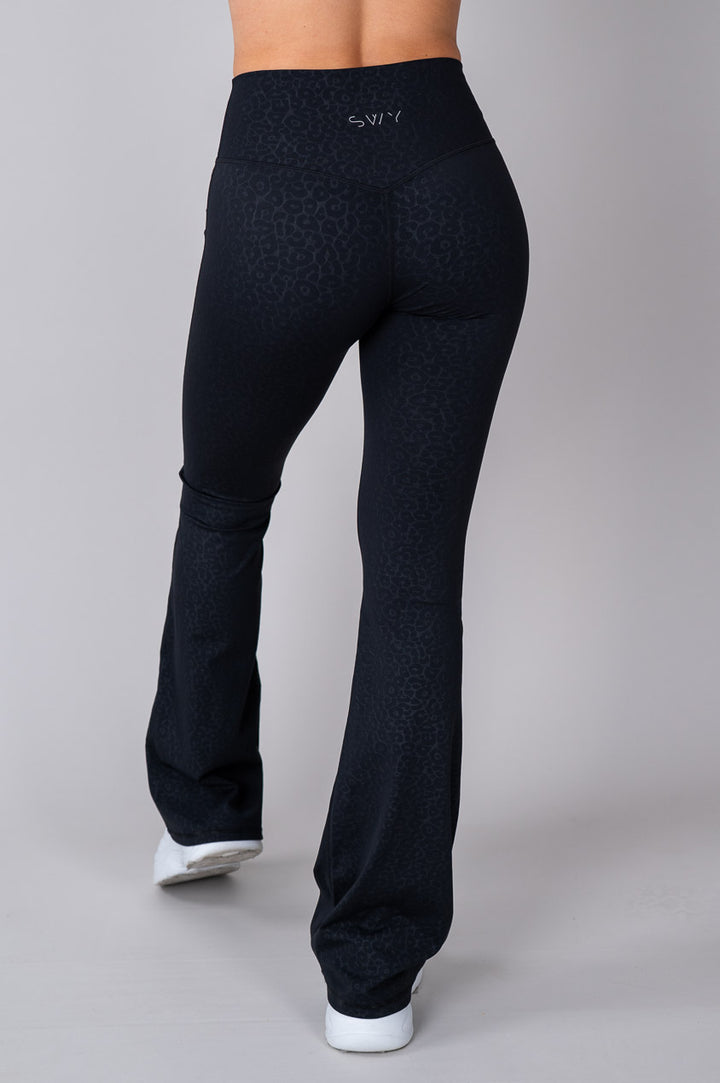 Leopard Flared Leggings