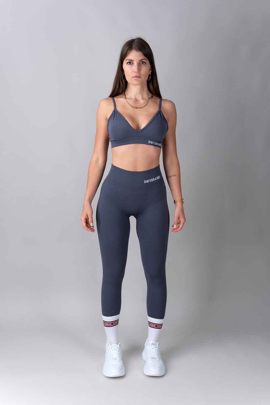 Swy Brand Statement komplet v modri barvi, pogled od spredaj