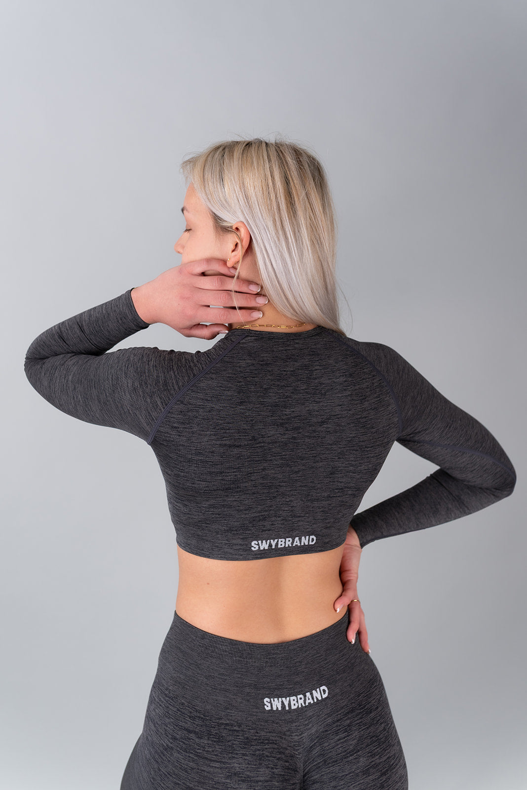 Elevate crop top maniche  lunghe