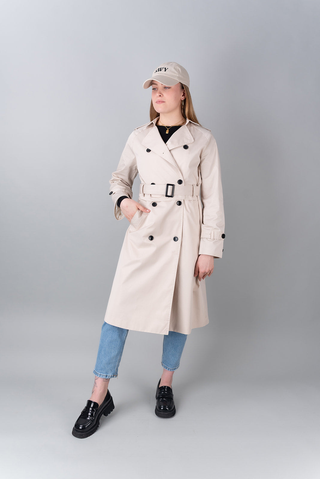 M*h様 AmeriVintage_TRENCH MULTI WAY LONG Ameri（アメリ）の「TRENCH MULTI WAY LONG VEST（トレンチ