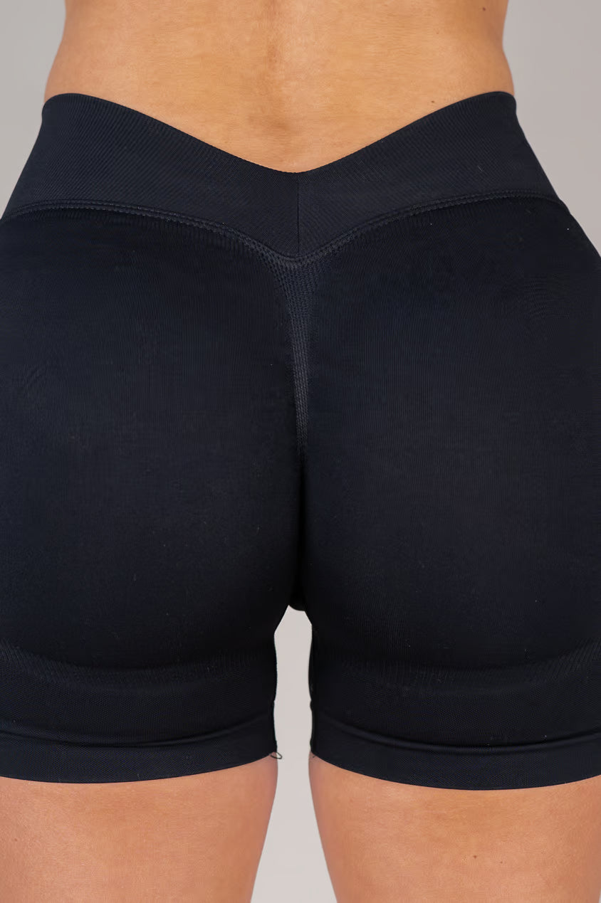 Black Bum Shorts, scrunch and back detail