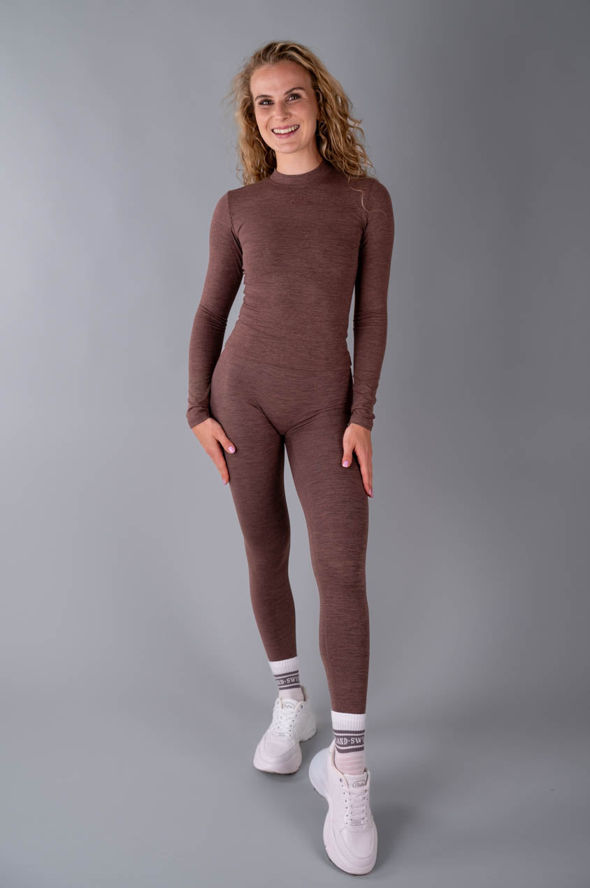 Maglia a maniche lunghe Comfort con collo alto