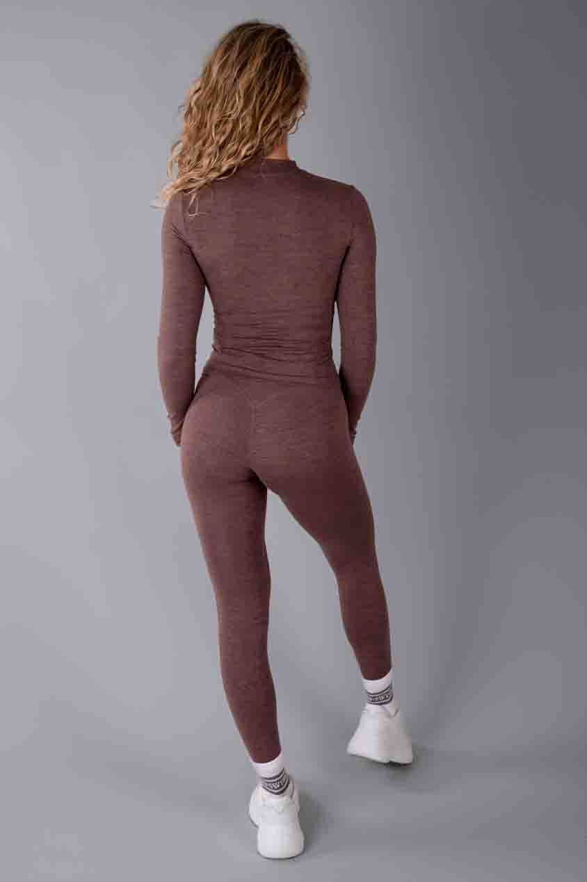 Maglia a maniche lunghe Comfort con collo alto