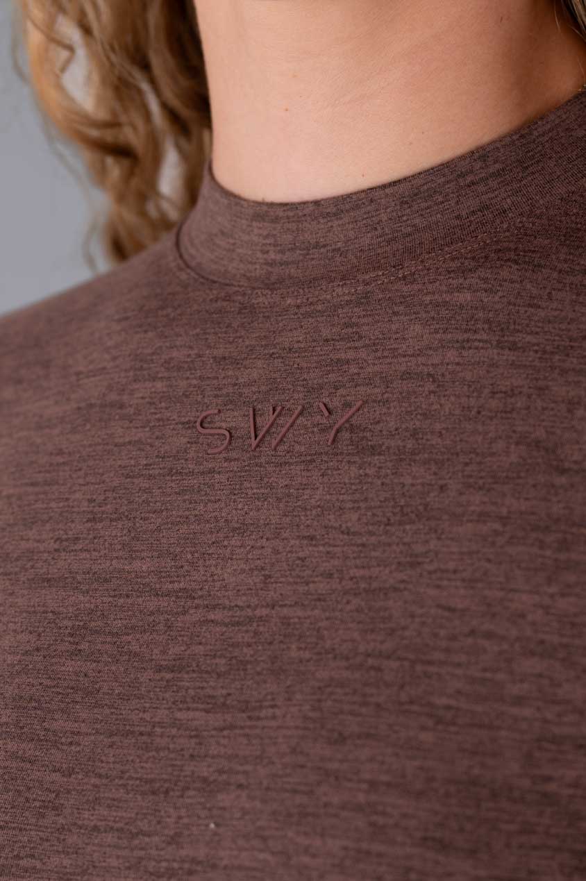 Maglia a maniche lunghe Comfort con collo alto