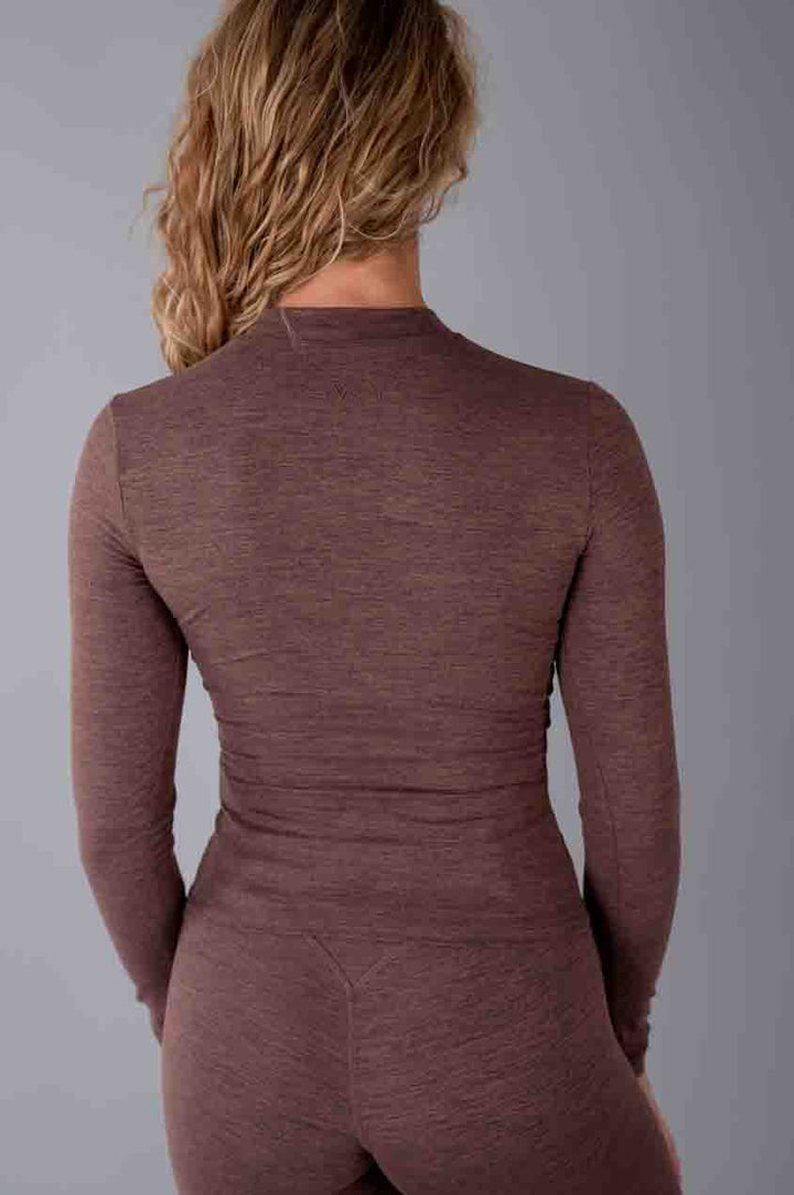 Maglia a maniche lunghe Comfort con collo alto