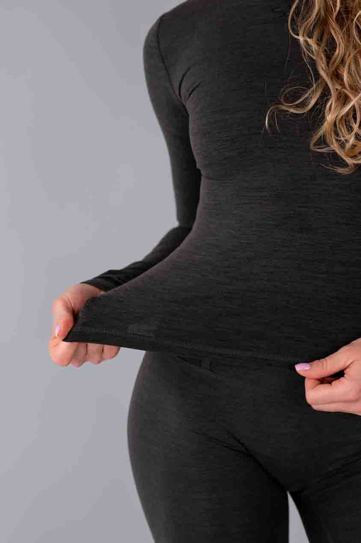 Maglia a maniche lunghe Comfort con collo alto
