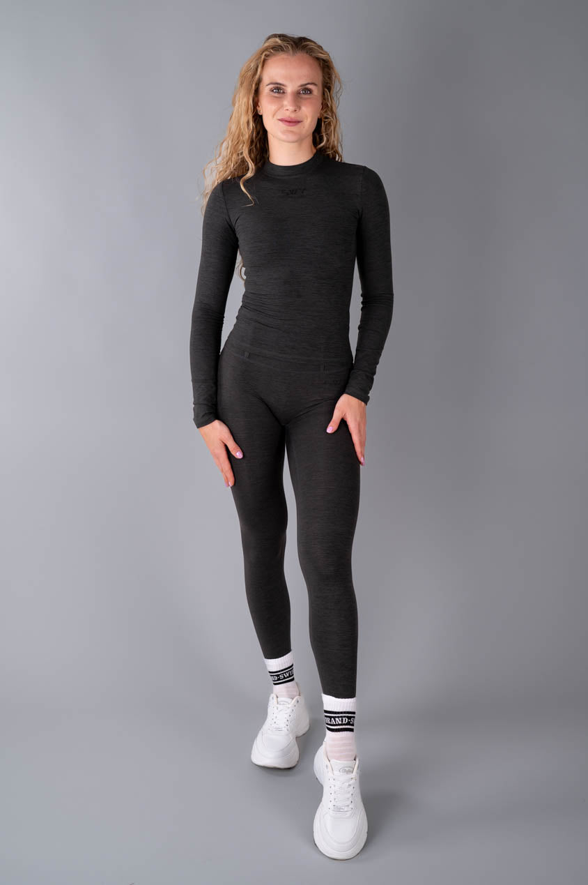 Maglia a maniche lunghe Comfort con collo alto