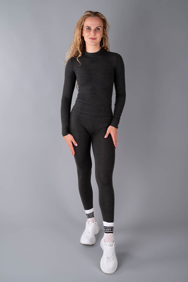 Maglia a maniche lunghe Comfort con collo alto