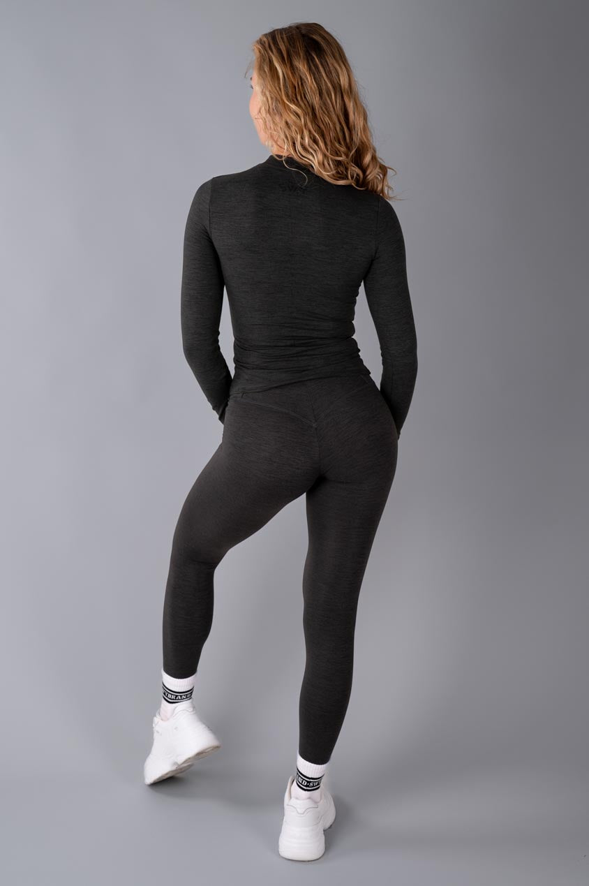 Maglia a maniche lunghe Comfort con collo alto