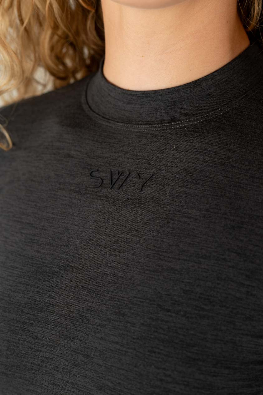 Maglia a maniche lunghe Comfort con collo alto