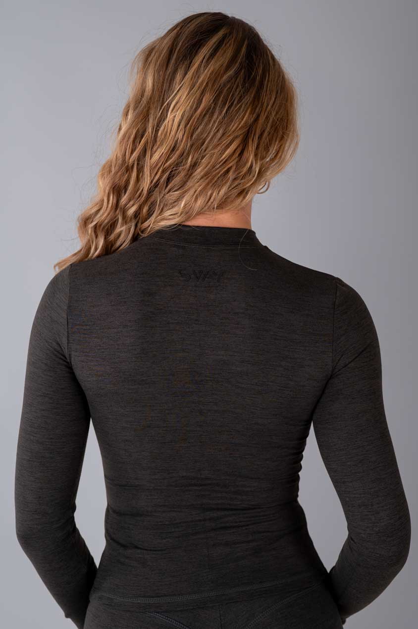 Maglia a maniche lunghe Comfort con collo alto