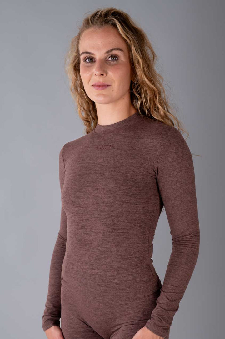 Maglia a maniche lunghe Comfort con collo alto