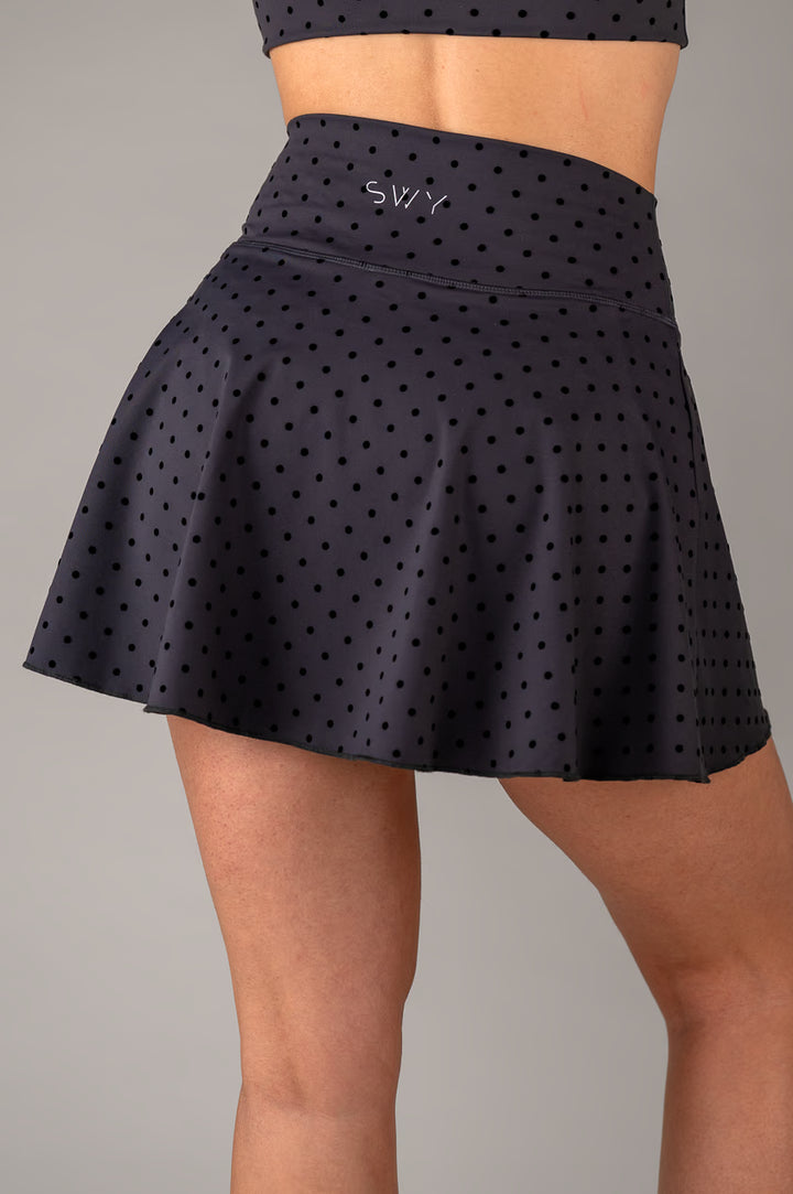 Flock Dot Skirt