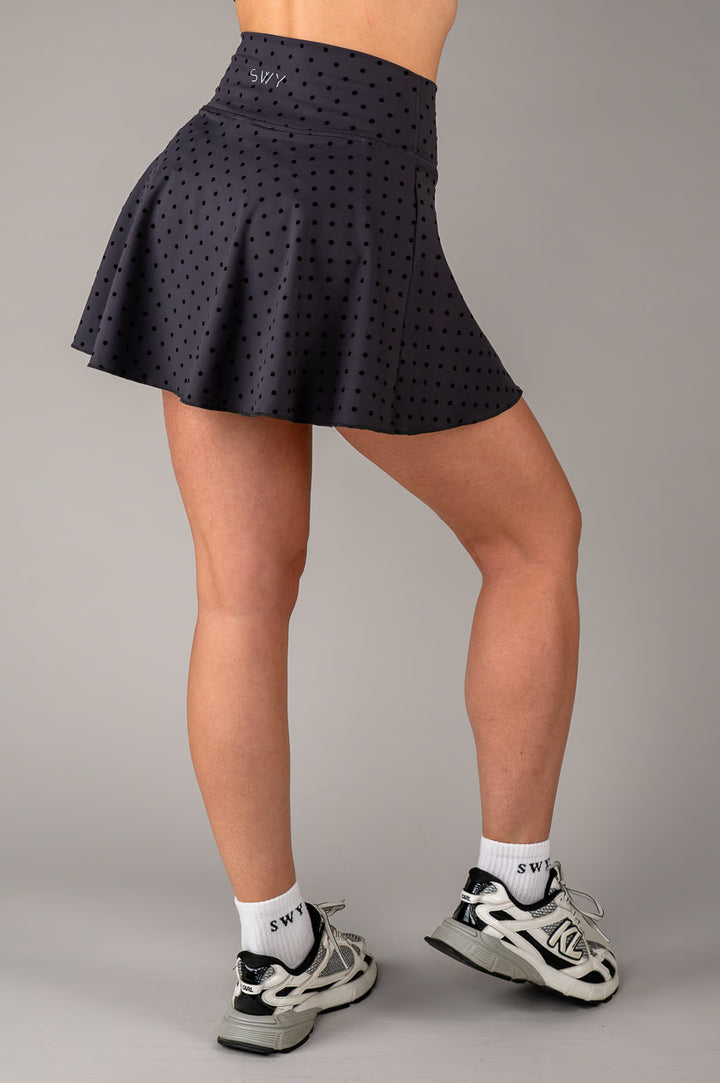 Flock Dot Skirt