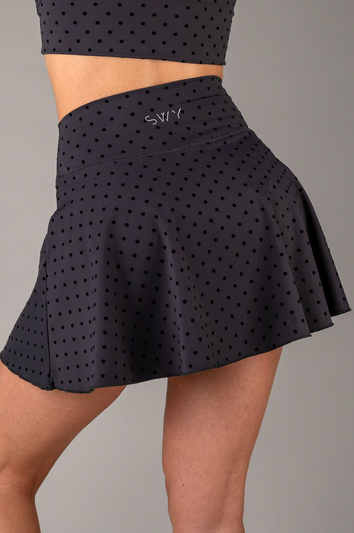 Flock Dot Skirt