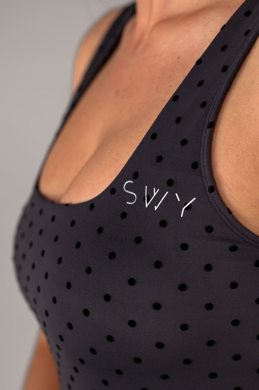 Flock Dot Long Top