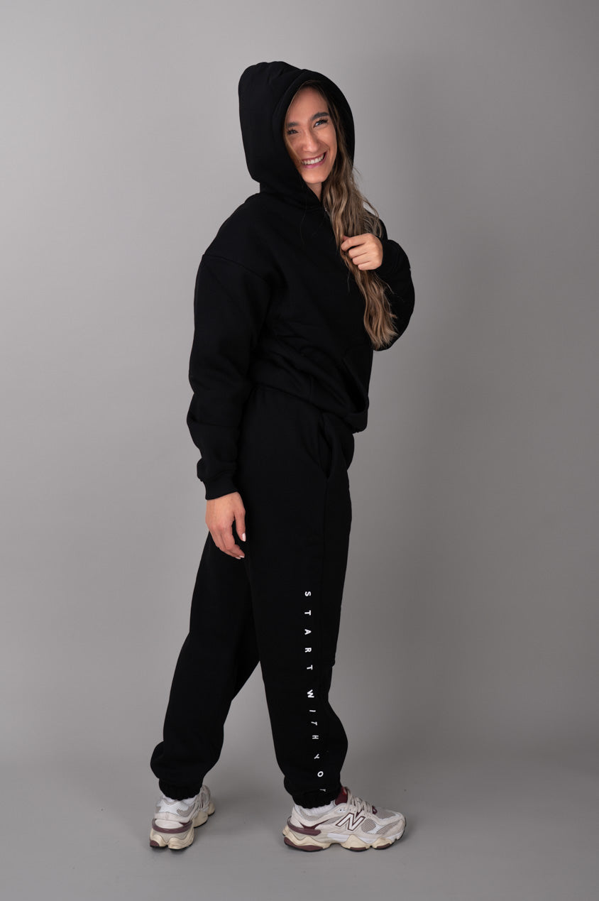Ease joggers black- set