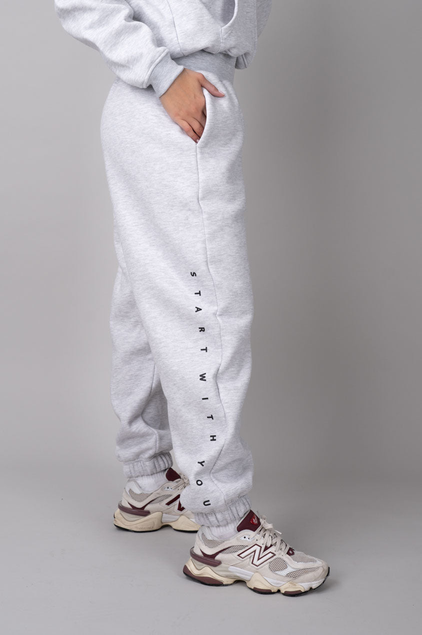 Ease joggers grey-side view