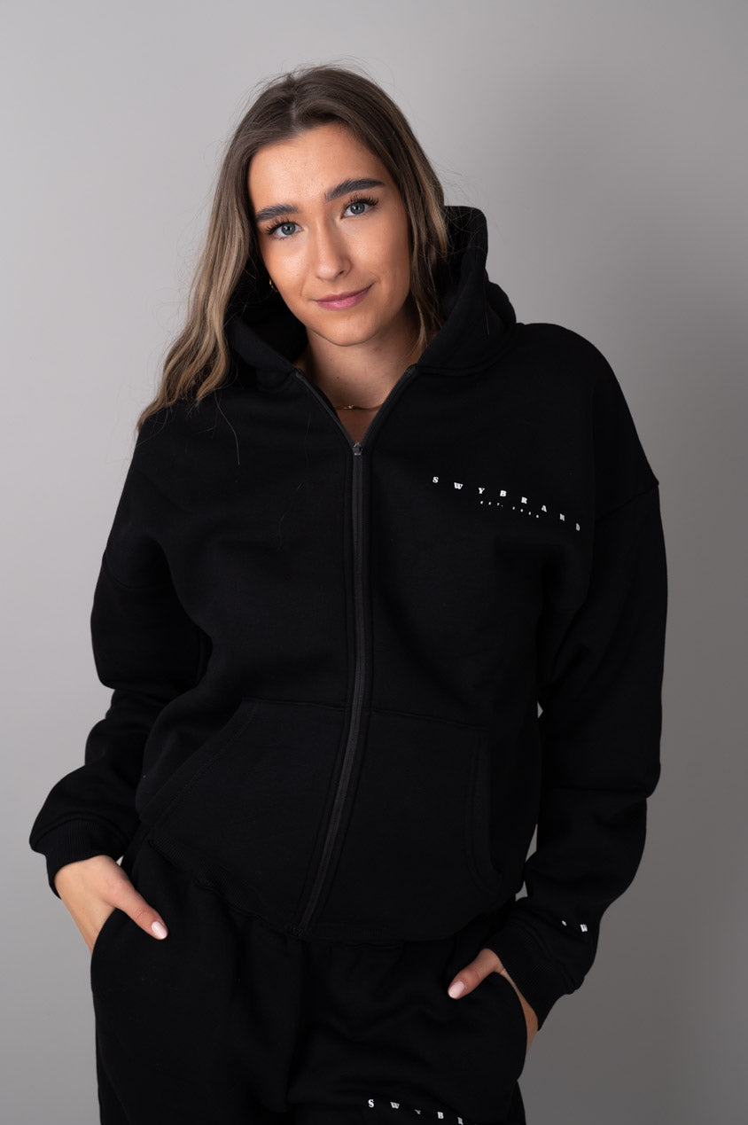 Ease ziphoodie black-front