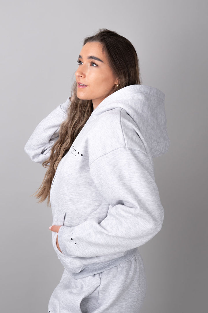 Ease ziphoodie grey-side view