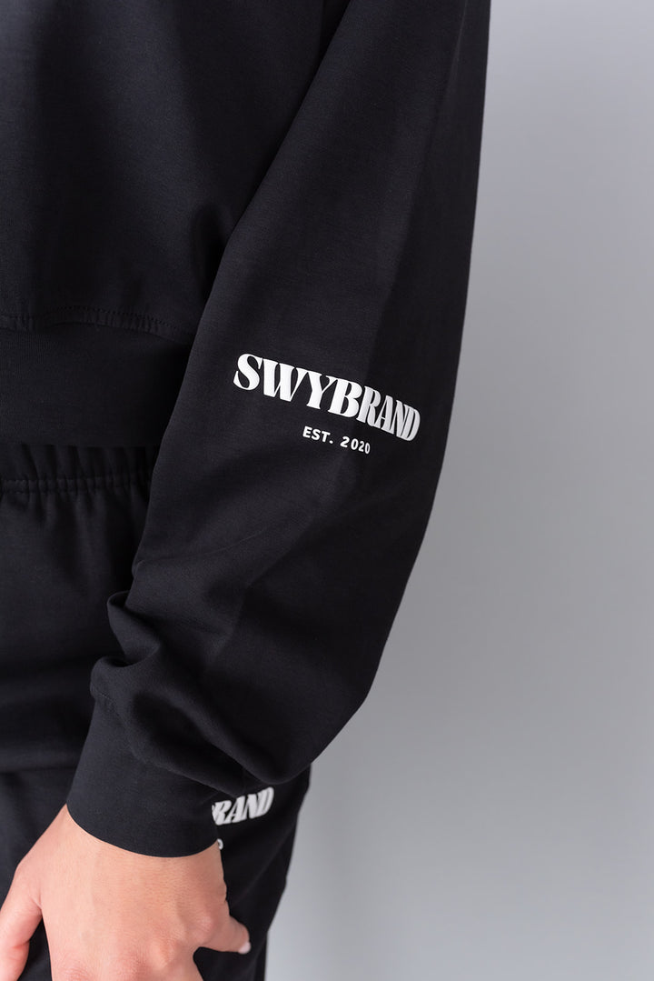 Effort zip jacket BLACK