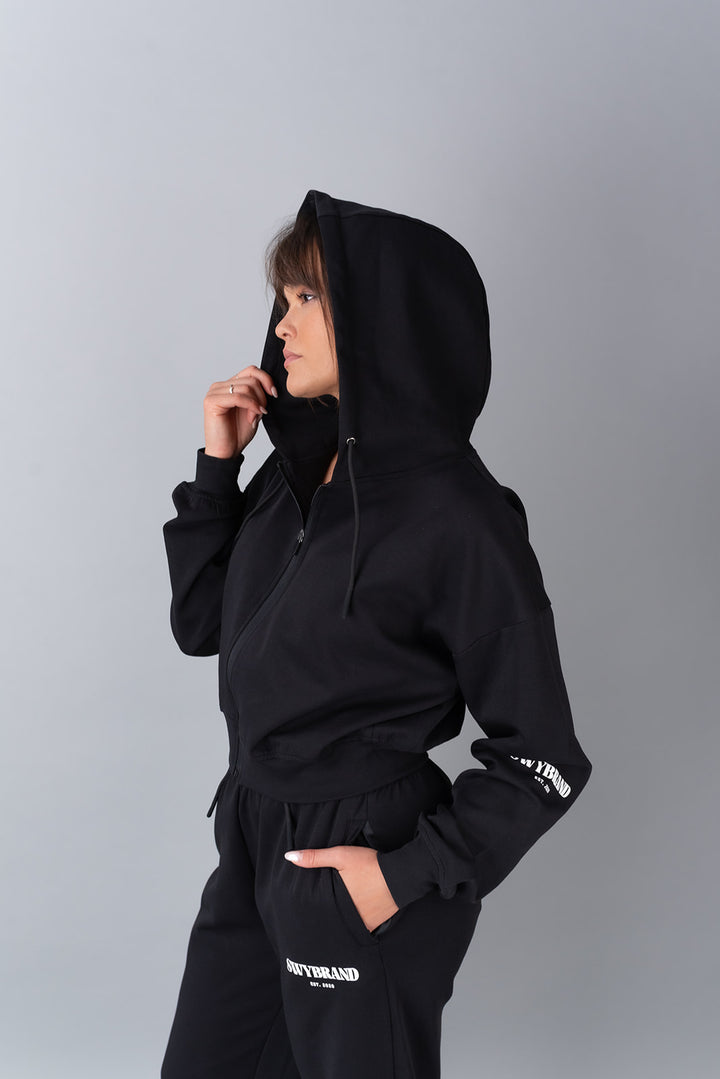 Effort zip jacket BLACK