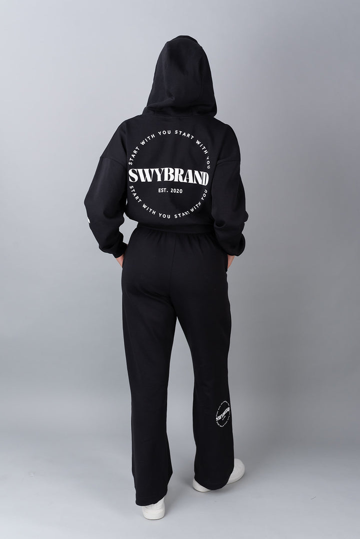 Effort zip jacket BLACK