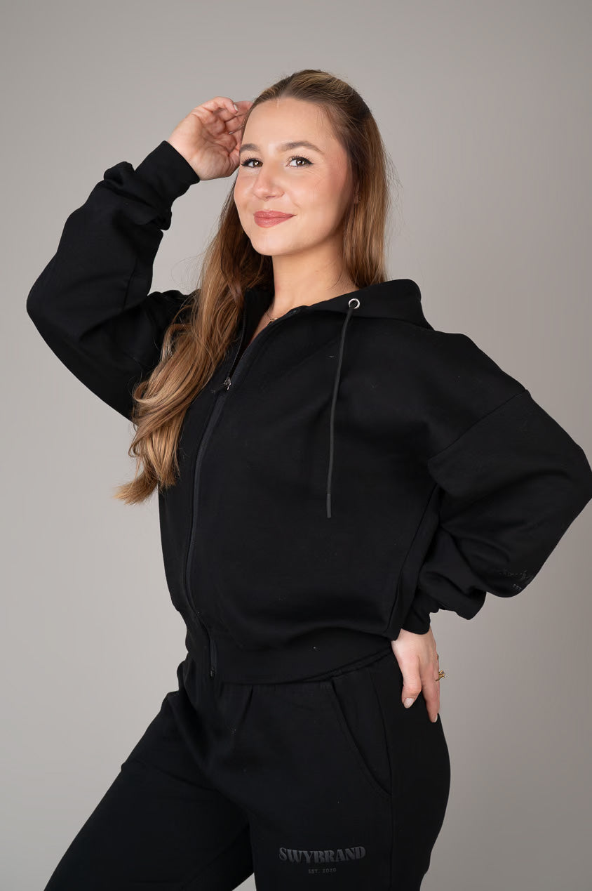 Effort Long Zip Hoodie