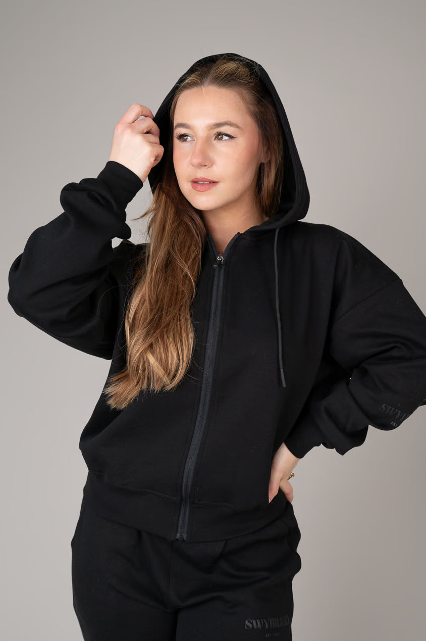 Effort Long Zip Hoodie