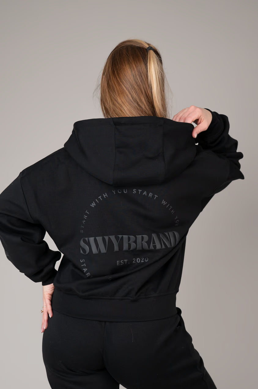 Effort Long Zip Hoodie