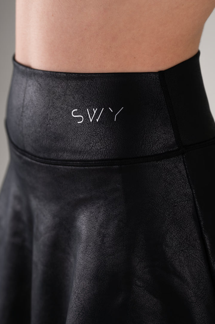 Leather Longer Skirt