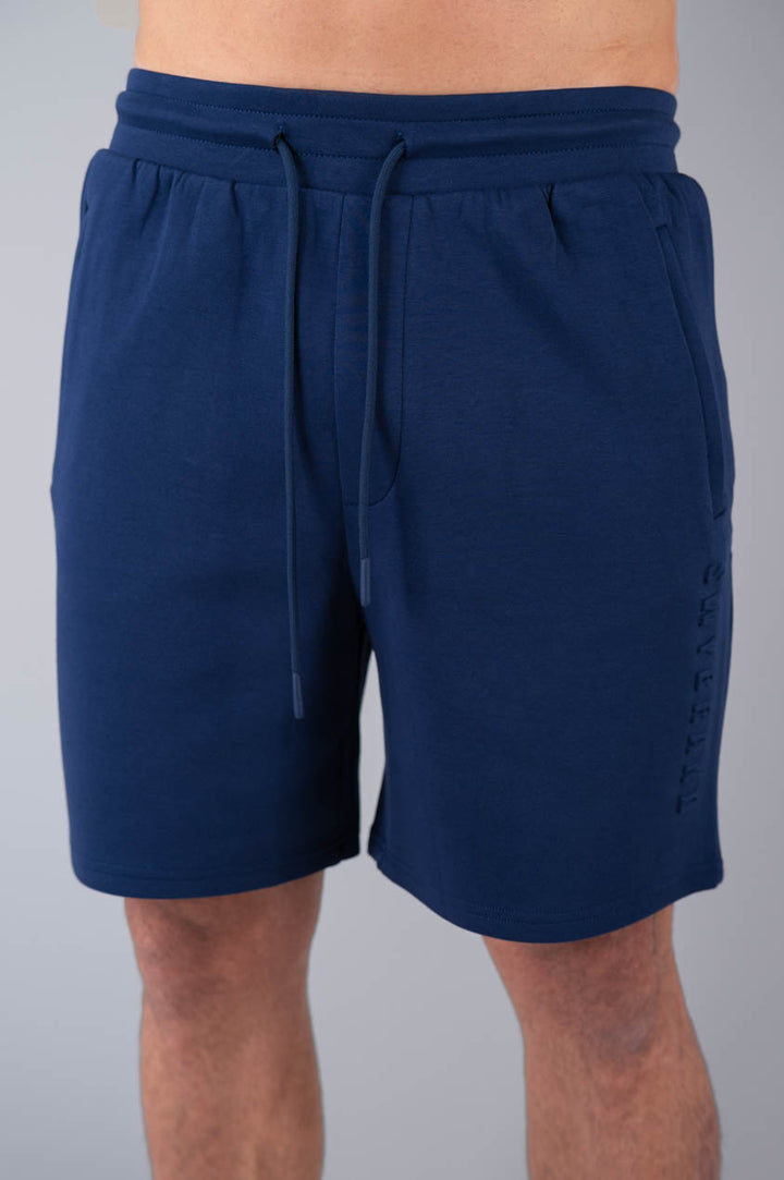 Men core shorts  navy, front view