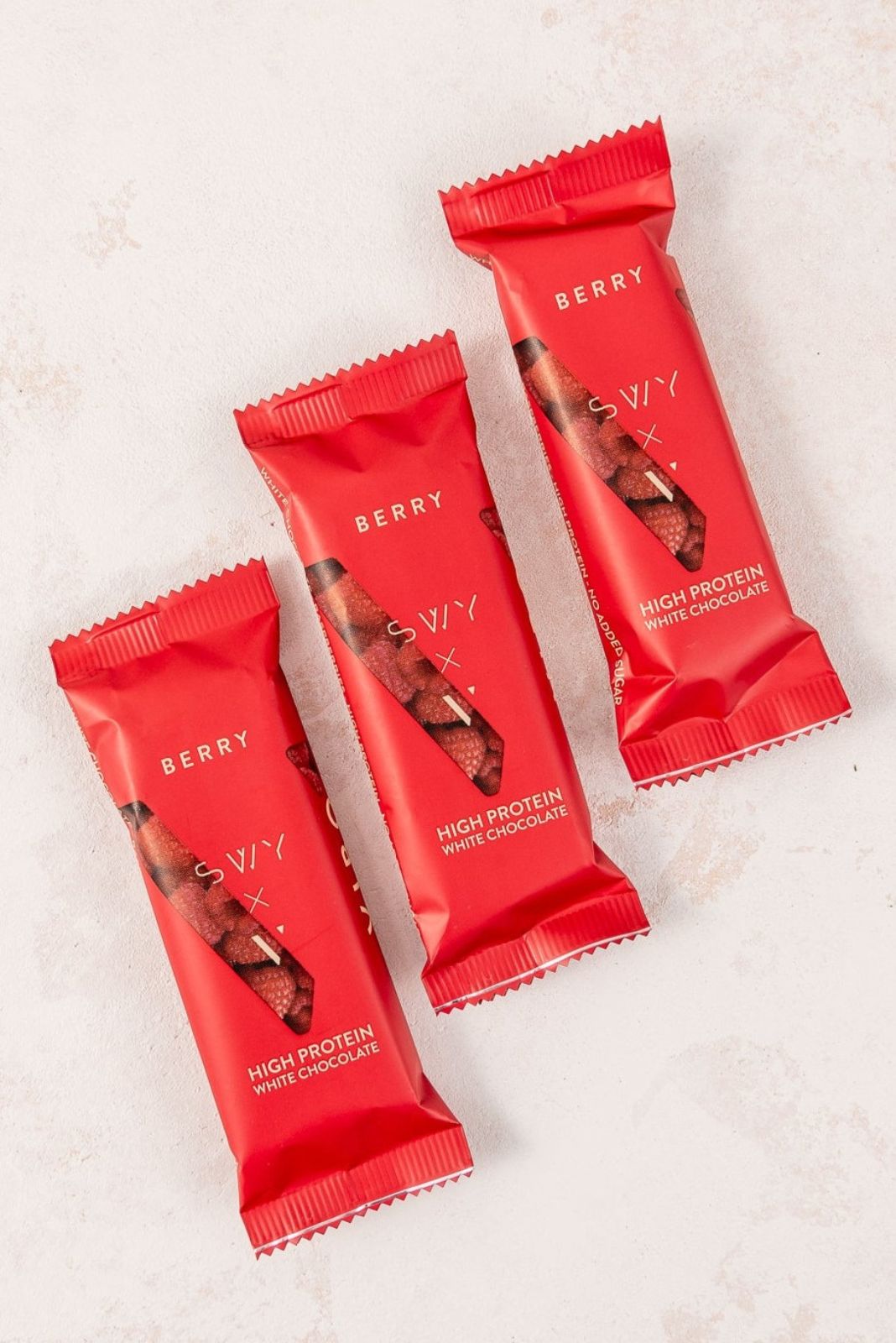Berry Protein Bar with sweeteners